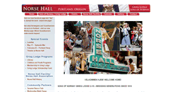 Desktop Screenshot of norsehall.org